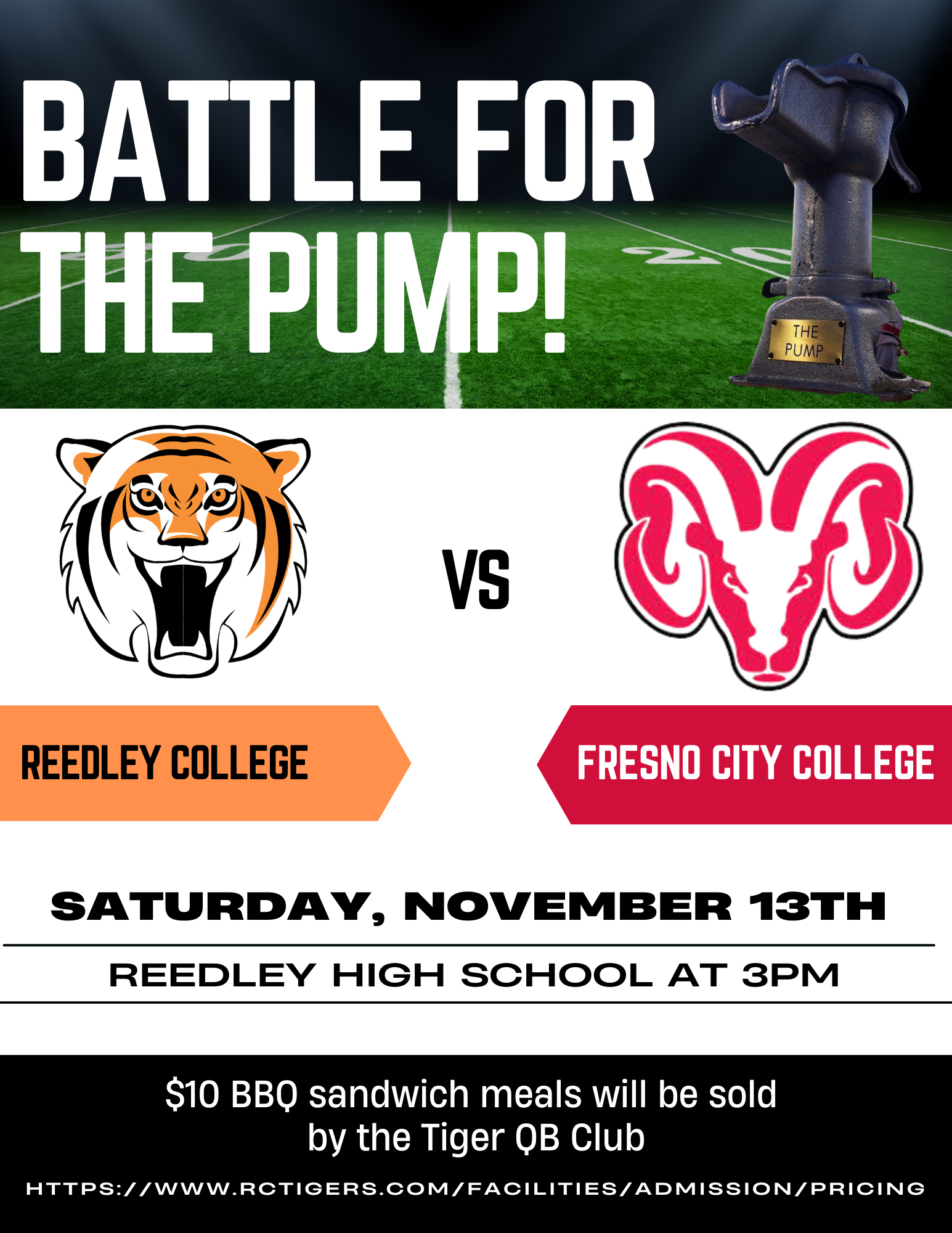 Reedley Football Set For The Battle Of The Pump